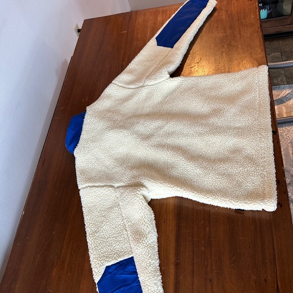 Retro inspired Sherpa Fleece Jacket sz. L - Picture 3 of 5